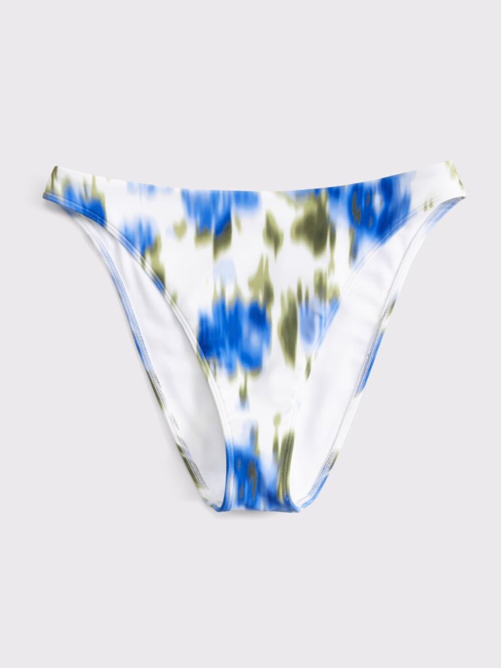 Abercrombie & Fitch Mid Rise High Leg Bikini Bottom